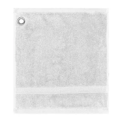 Carre avec oeillet pur coton 550 g/m² uni blanc Elea blanc