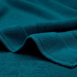 Carre avec oeillet pur coton 550 g/m² uni bleu Elea canard