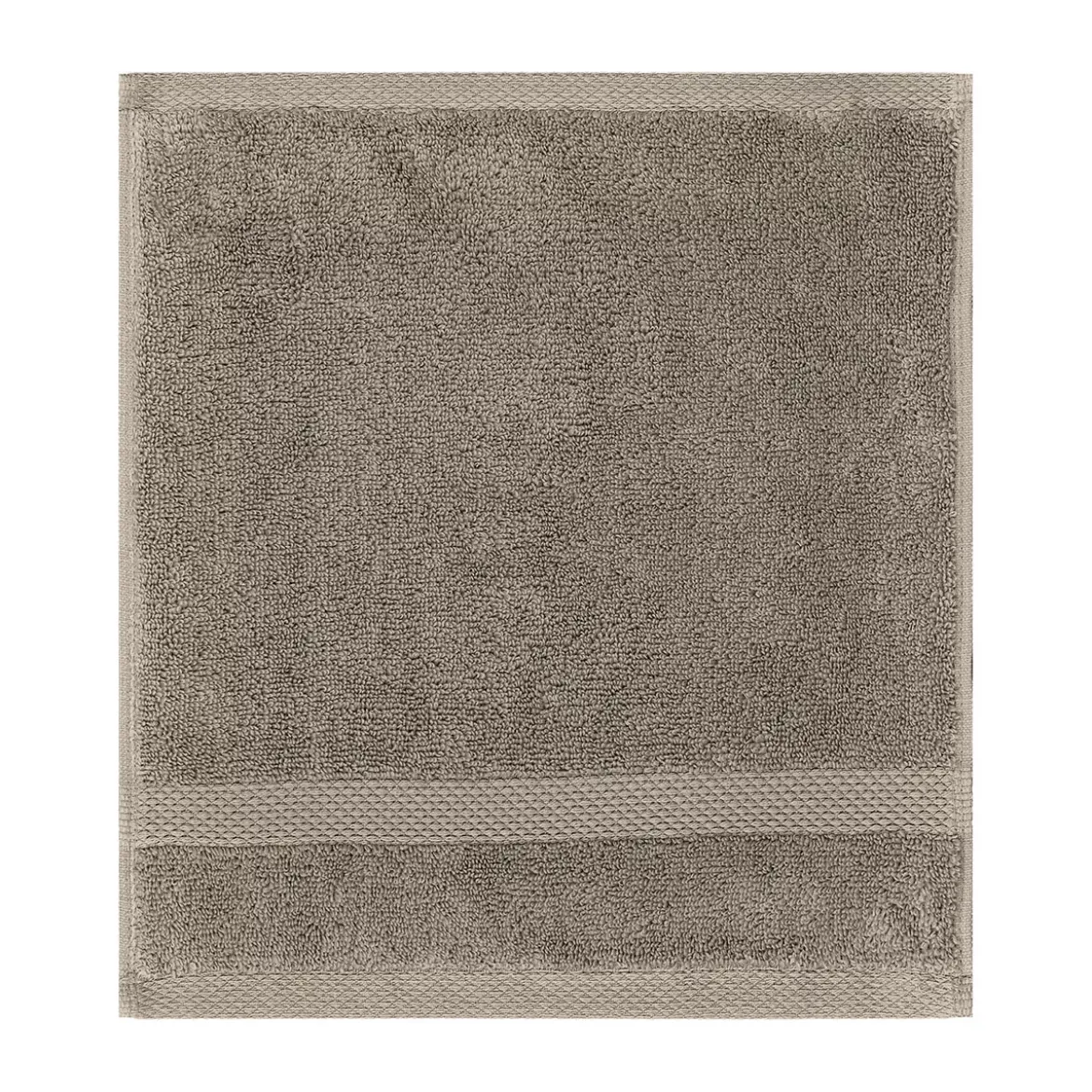 Carre pur coton 550 g/m² uni beige Elea chataignes