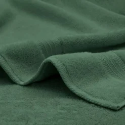 Carre pur coton 550 g/m² uni vert Elea kaki