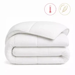 Couette fibres naturelles 300 g/m² hiver Baikal chaude