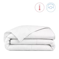 Couette fibres synthétiques 350 g/m² hiver Bien etre modulable chaude