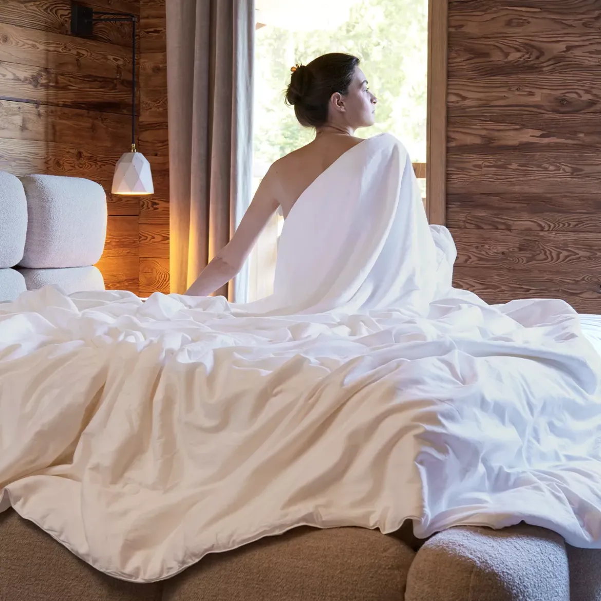 Couette soie 450 g/m² hiver Soie chaude