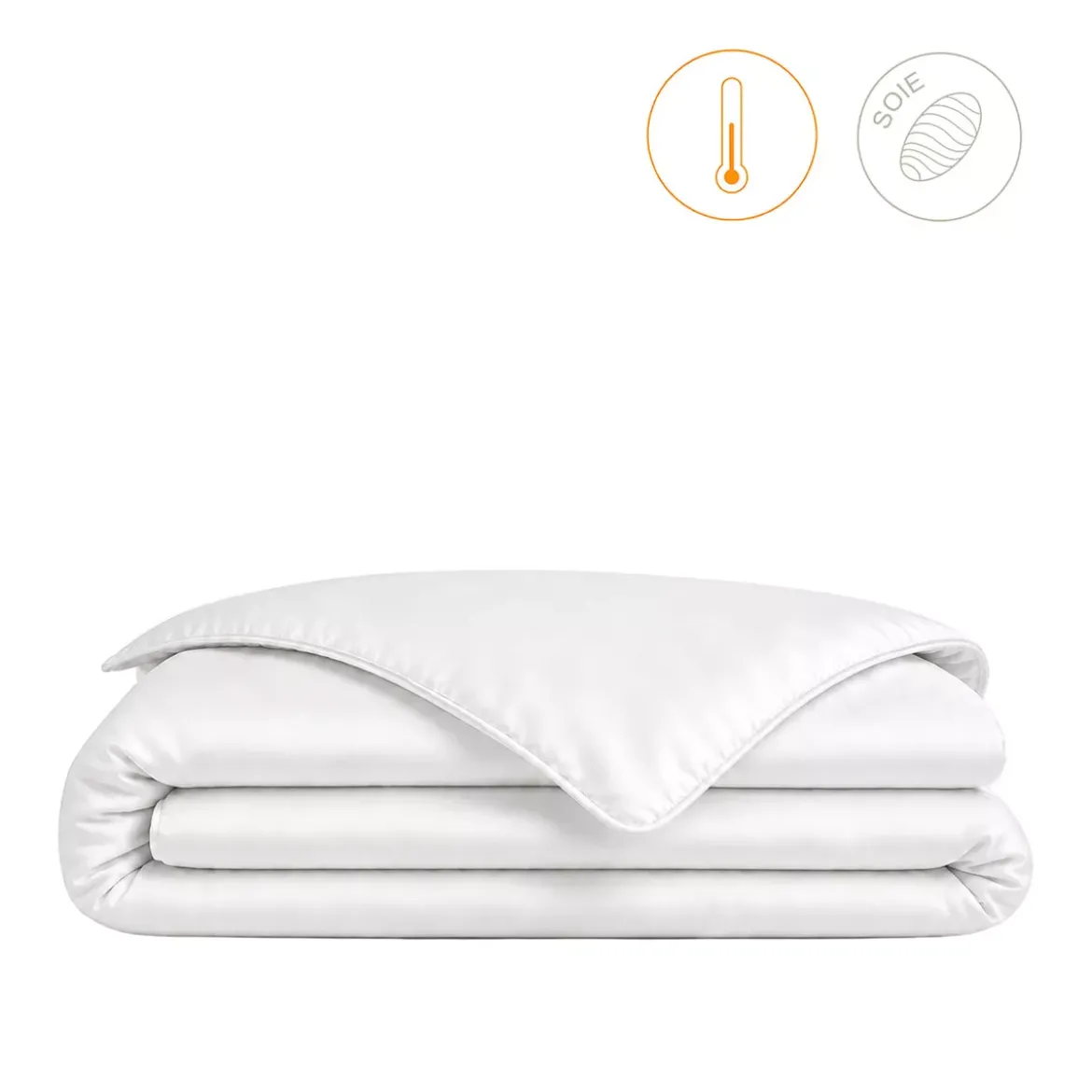 Couette soie 360 g/m² temperee Soie temperee