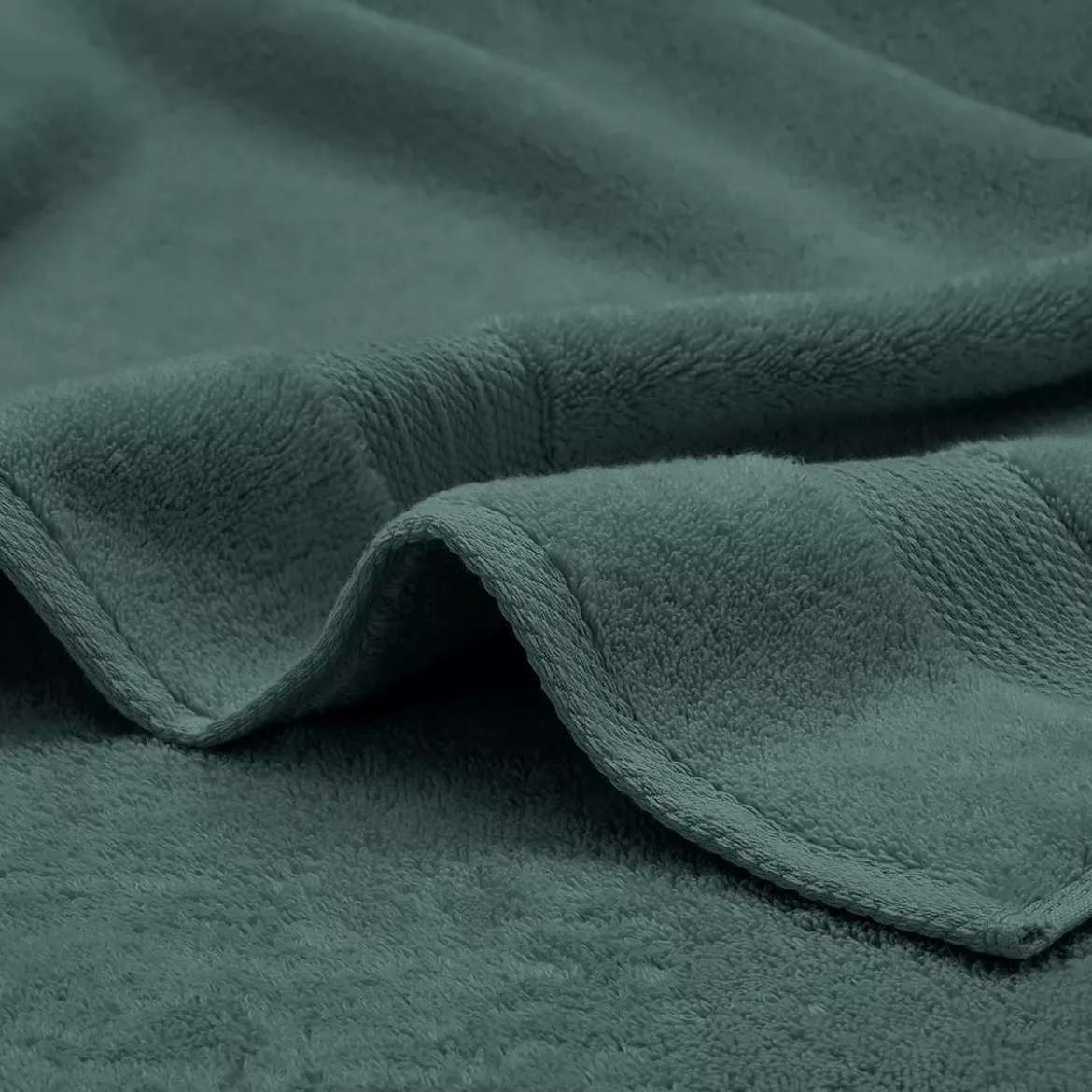 Drap de bain pur coton 550 g/m² uni anthracite Elea crepuscule