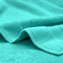 Drap de bain pur coton 550 g/m² uni bleu Elea curacao