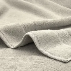 Drap de bain pur coton 550 g/m² uni ivoire Elea ivoire
