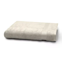 Drap de bain pur coton 550 g/m² uni ivoire Elea ivoire