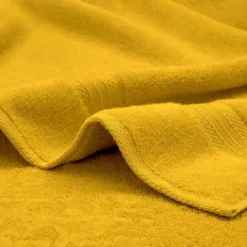 Drap de bain pur coton 550 g/m² uni orange Elea safran