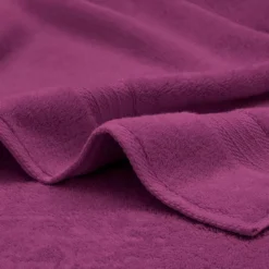 Drap de bain pur coton 550 g/m² uni violet Elea raisin