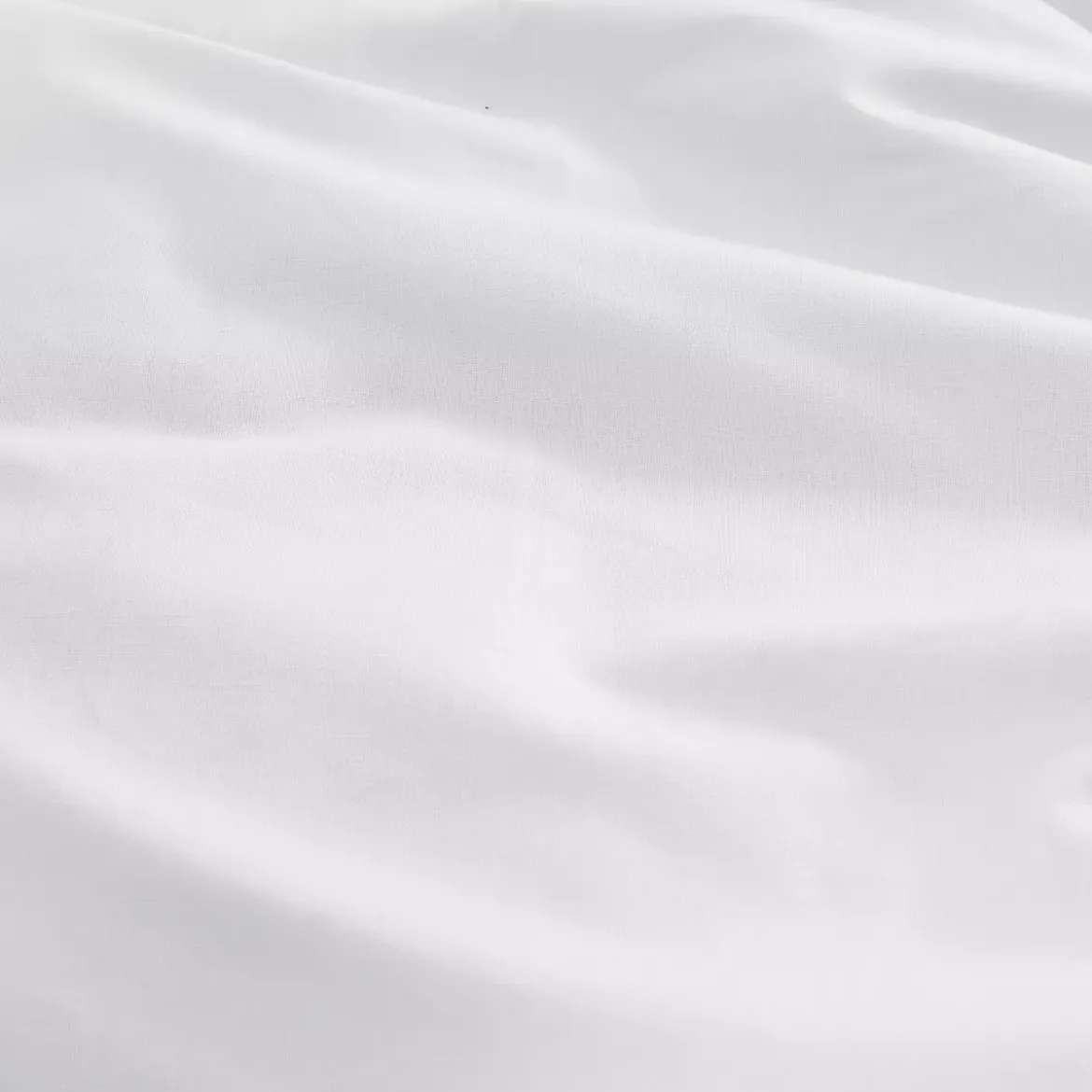Drap housse b35 lin & coton 160 g/m² uni blanc Le metis francais neige