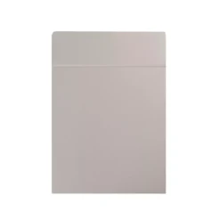 Drap plat satin de coton uni beige Ava uni taupe