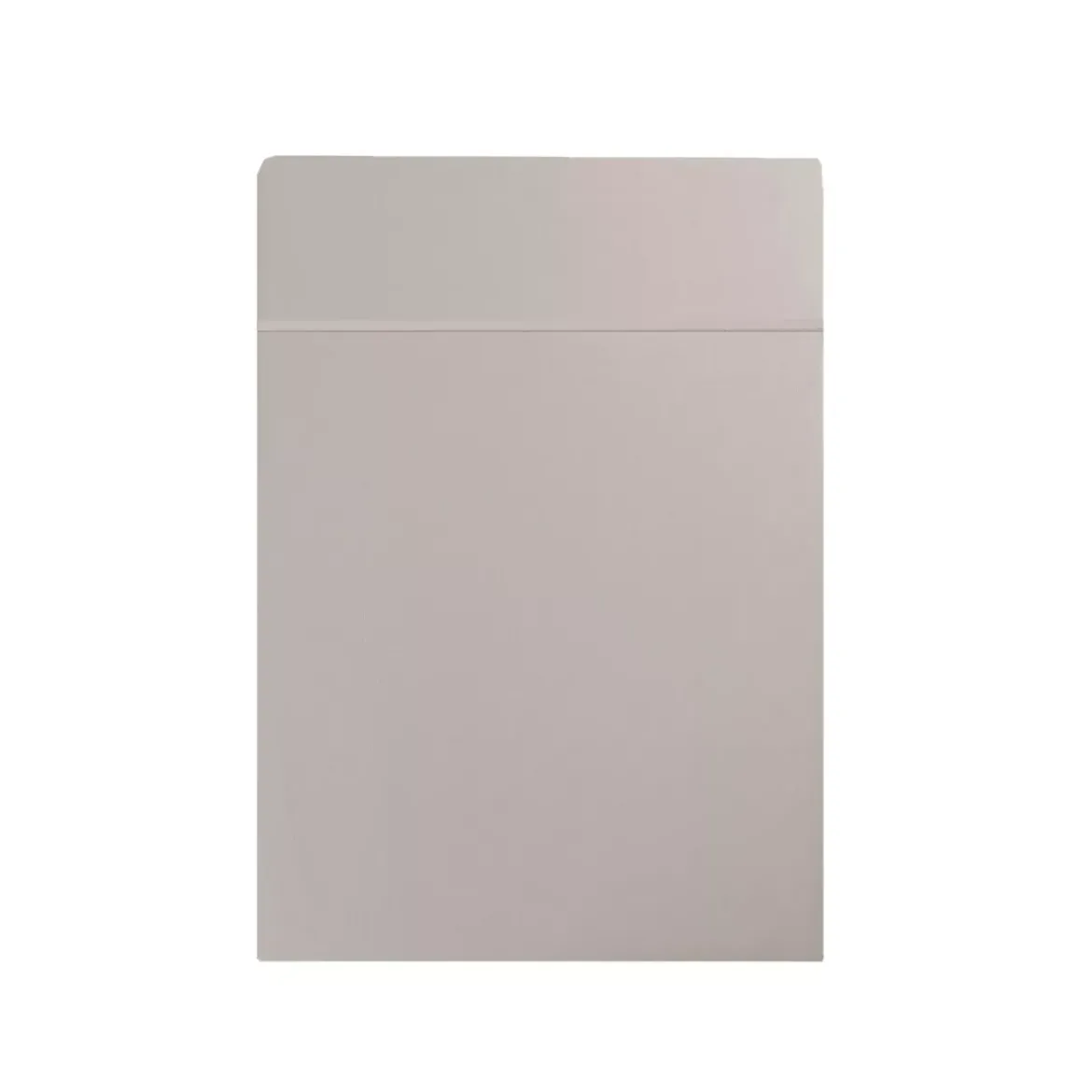 Drap plat satin de coton uni beige Ava uni taupe