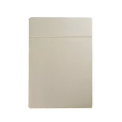 Drap plat satin de coton uni beige Ava uni lin