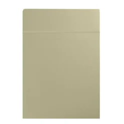 Drap plat satin de coton uni beige Ava uni glaise