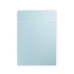 Drap plat satin de coton uni bleu Ava uni mint