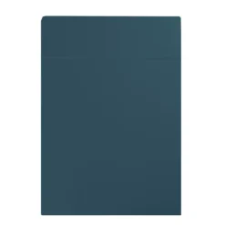 Drap plat satin de coton uni bleu Ava uni bleu ardoise