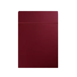 Drap plat satin de coton uni rouge Ava uni dahlia