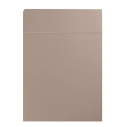 Drap plat satin de coton uni rose Ava uni rose fume