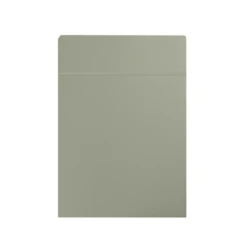 Drap plat satin de coton uni vert Ava uni lichen