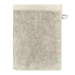 Gant de toilette pur coton 550 g/m² uni ivoire Elea ivoire