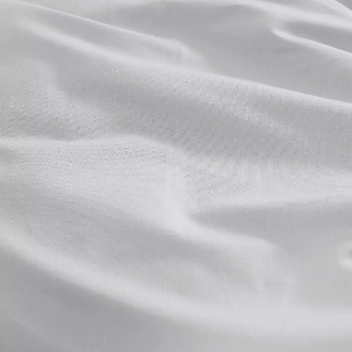 Housse de couette lin & coton 160 g/m² uni gris Le metis francais glacier