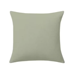 Housse de coussin lin & coton 165 g/m² imprimé vert violet Parfum de lavande mauve