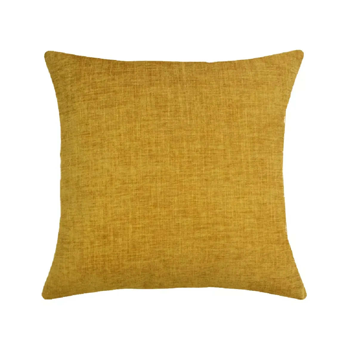 Housse de coussin polyester jeu d'unis orange Tweed orange
