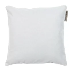 Housse de coussin pur coton 210 g/m² uni blanc Confettis blanc