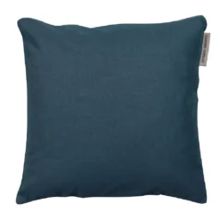 Housse de coussin pur coton 210 g/m² uni gris Confettis ardoise