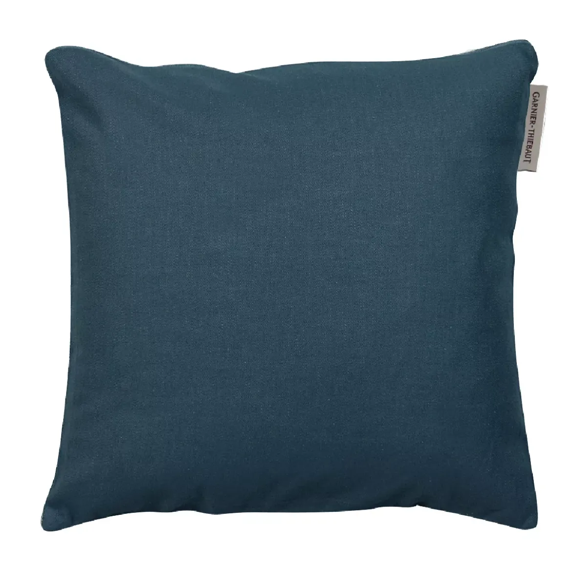 Housse de coussin pur coton 210 g/m² uni gris Confettis ardoise