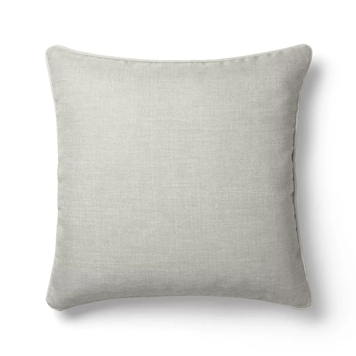 Housse de coussin satin de coton 115 g/m² imprimé jaune ecru Strates limoni