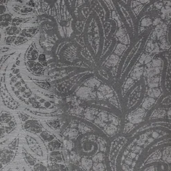 Lot de 2 mouchoirs pur coton motif jacquard beige Dentelles blanc douceur