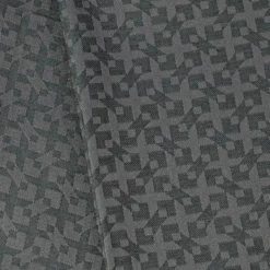 Lot de 2 mouchoirs pur coton motif jacquard vert Arrow jaguar