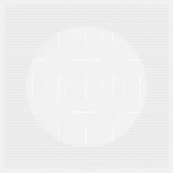 Nappe pur coton antitache 220 g/m² motif jacquard blanc Le cercle blanc