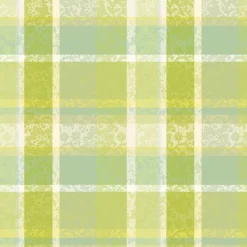 Nappe pur coton motif jacquard vert Mille dentelles prairie