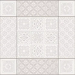 Nappe pur lin antitache motif jacquard beige Harmonie beige
