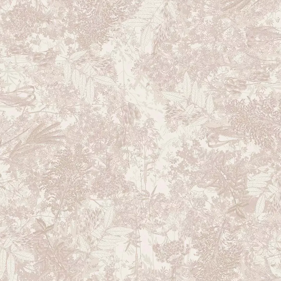 Nappe sur mesure pur coton enduit motif jacquard beige Mille esprit jardins chanvre