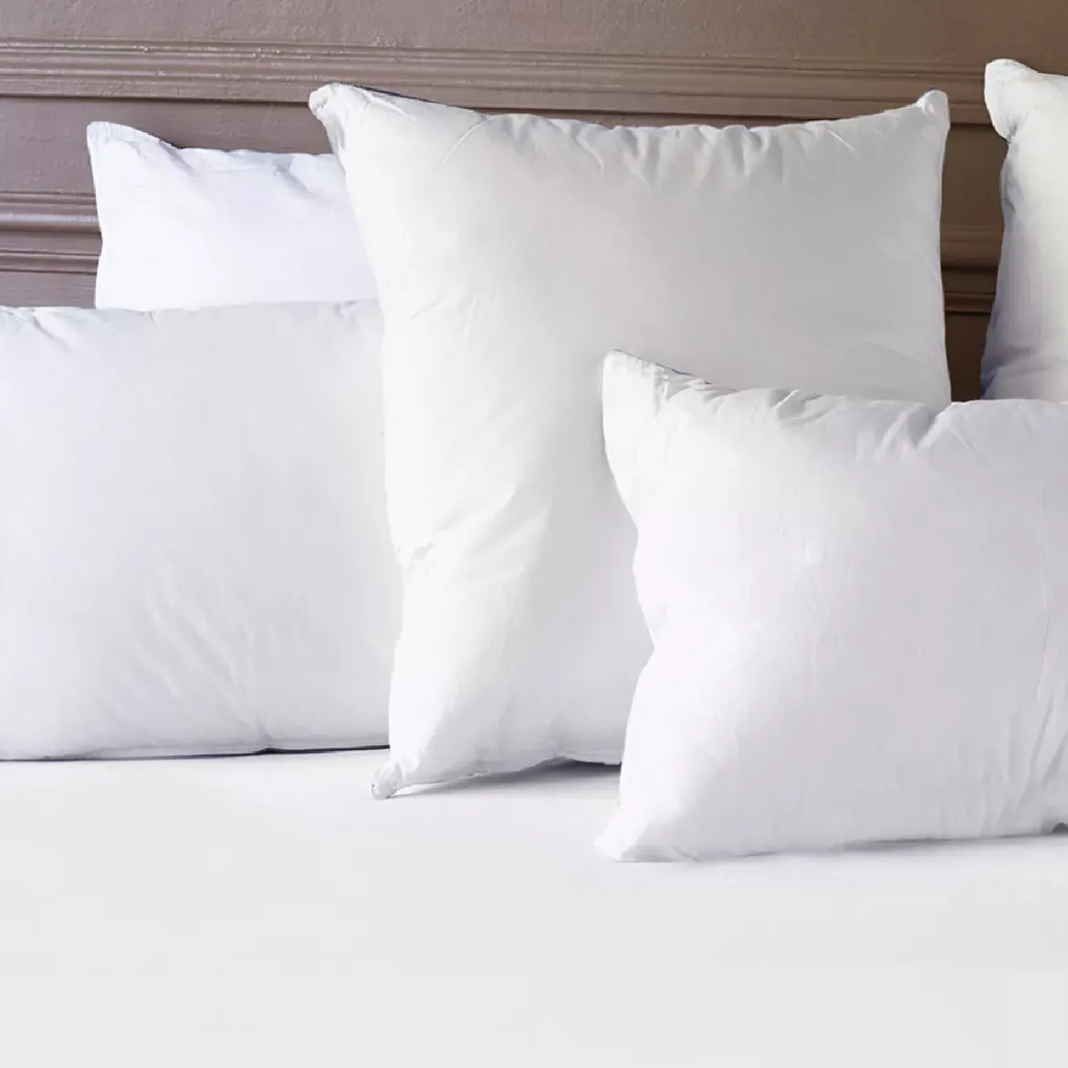 Oreiller fibres naturelles blanc Alpage confort moelleux