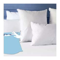 Oreiller fibres synthétiques blanc Sur mesure modulable