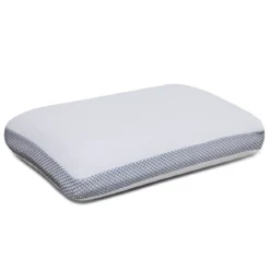 Oreiller fibres synthétiques blanc Memoform respirant memoire de forme