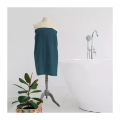 Pareo pur coton 420 g/m² uni anthracite Elea crepuscule