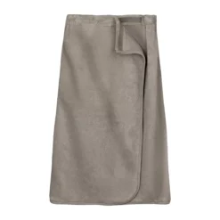 Pareo pur coton 420 g/m² uni beige Elea chataignes