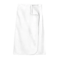 Pareo pur coton 420 g/m² uni blanc Elea blanc