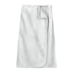 Pareo pur coton 420 g/m² uni gris Elea nuage