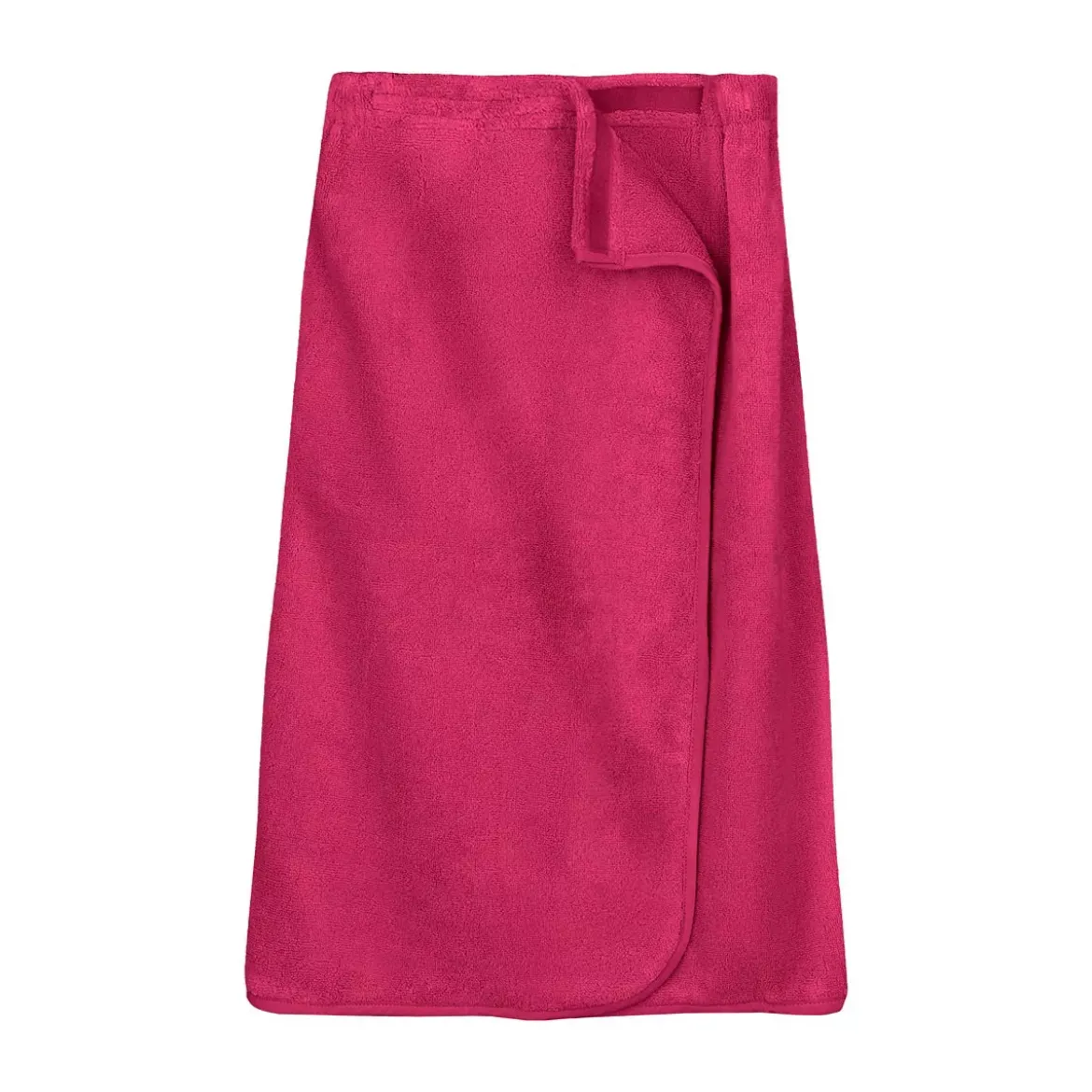 Pareo pur coton 420 g/m² uni rose Elea fuchsia
