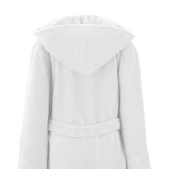 Peignoir coton mélangé 300 g/m² uni blanc Teddy blanc