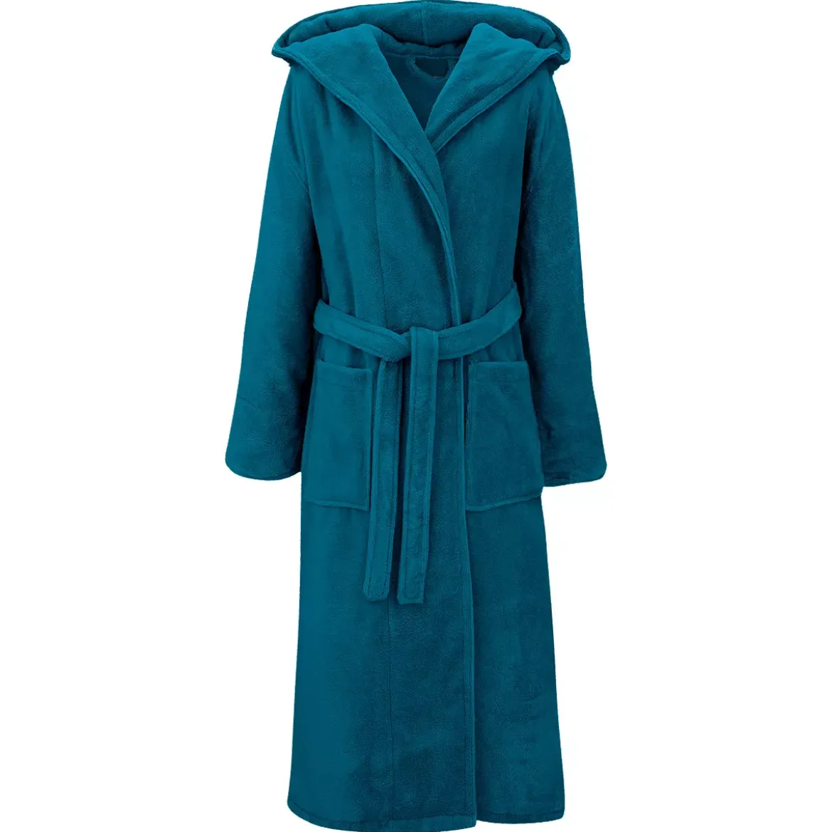 Peignoir coton mélangé 300 g/m² uni bleu Teddy canard