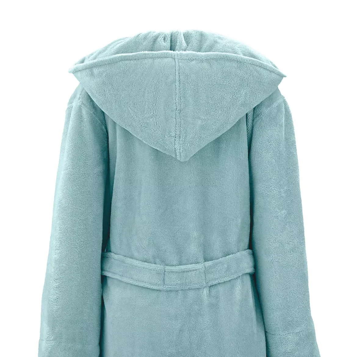Peignoir coton mélangé 300 g/m² uni bleu Teddy glacier