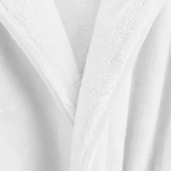 Peignoir enfant enfant coton mélangé 300 g/m² uni blanc Teddy blanc